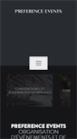 Mobile Screenshot of preference-events.com